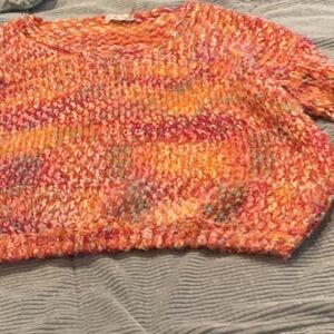 💋On The Road Vibrant Knit v neck Sweater💋